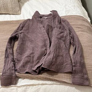 Gentle Fawn Soft Brown Button Up Shirt